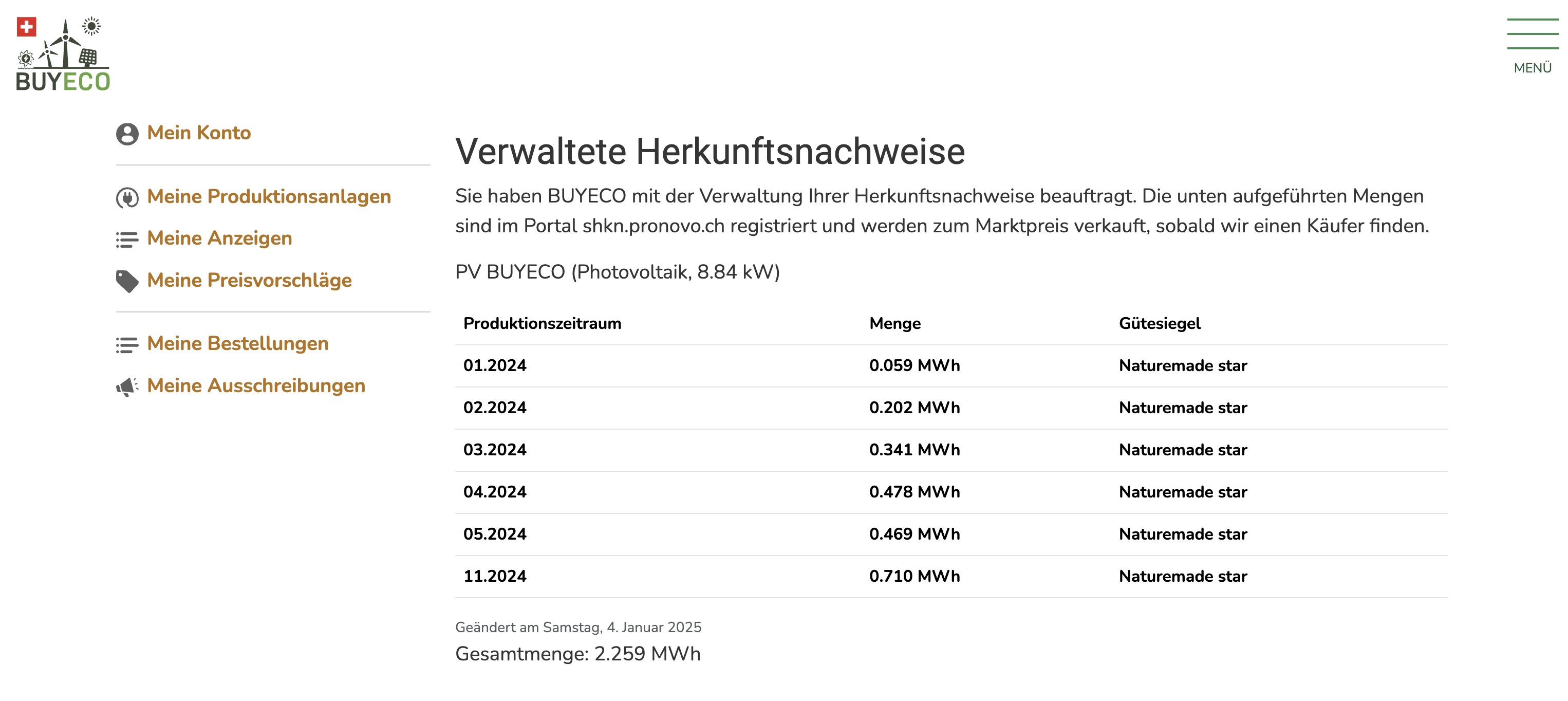 Screenshot Register